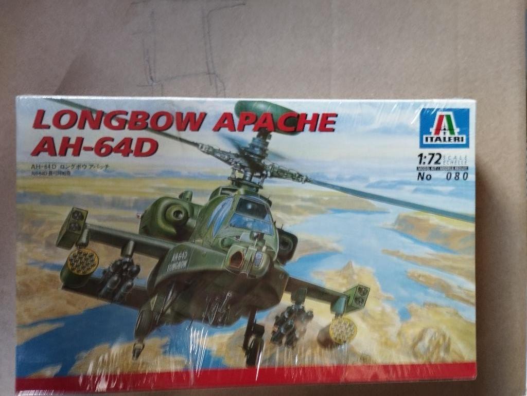 Longbow Apache AH-64D Italeri 080, Hobby & Loisirs créatifs, Modélisme | Avions & Hélicoptères, Neuf, Italeri, Enlèvement, 1:72 à 1:144