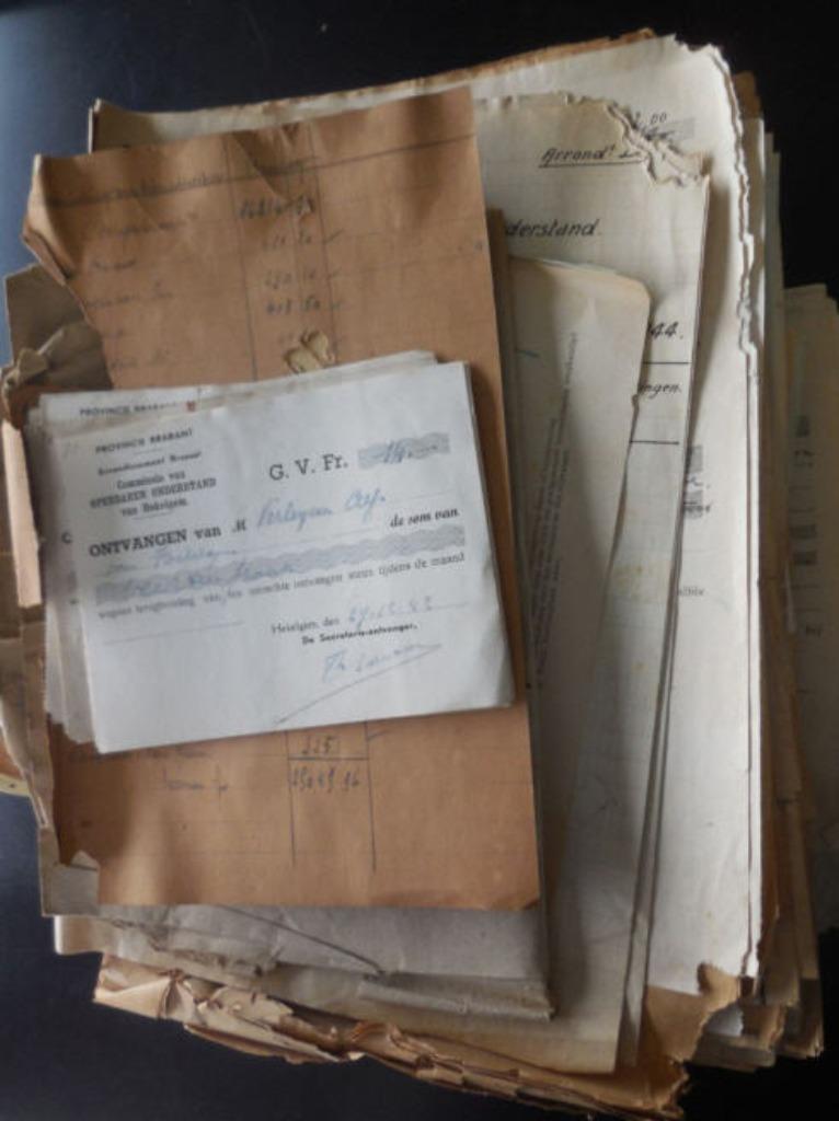 HEKELGEM - grand lot de documents - Commission « Entente pub, Enlèvement ou Envoi