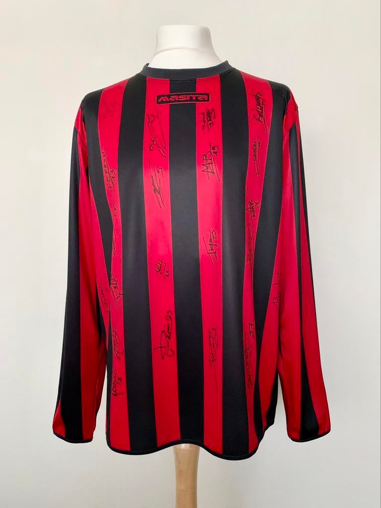 RFC Seraing 2010s home stock pro team signed football shirt, Taille L, Enlèvement ou Envoi, Neuf, Maillot