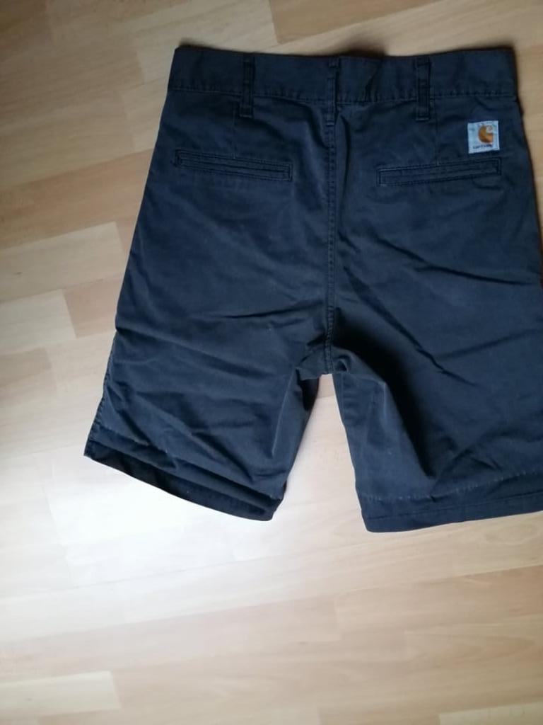 SHORT ZWART MERK CARHARTT - MAAT 28, Enlèvement ou Envoi, Carhartt, Porté, Taille 46 (S) ou plus petite