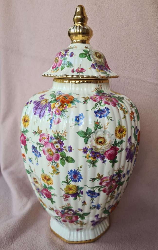 Boch Frères Keramis - Fleurs des Saxe, Antiquités & Art, Antiquités | Vases, Enlèvement