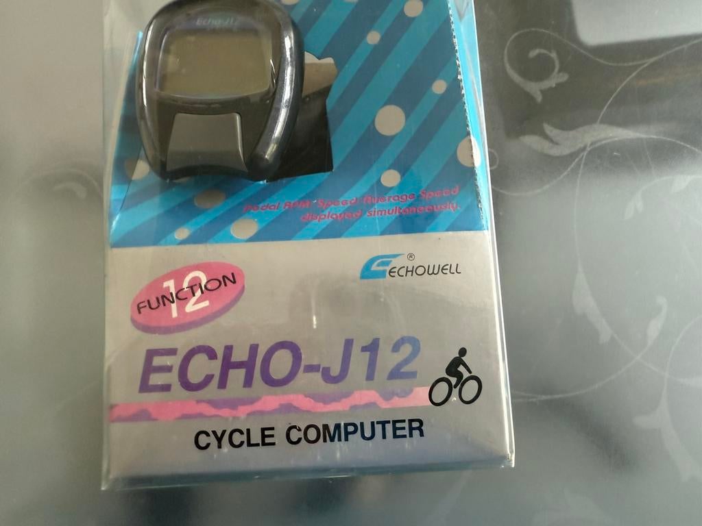Onuitgepakte/nieuwe cyclo computer Echo -J12 gratis verz., Fietsen en Brommers, Ophalen of Verzenden, Waterdicht, Nieuw