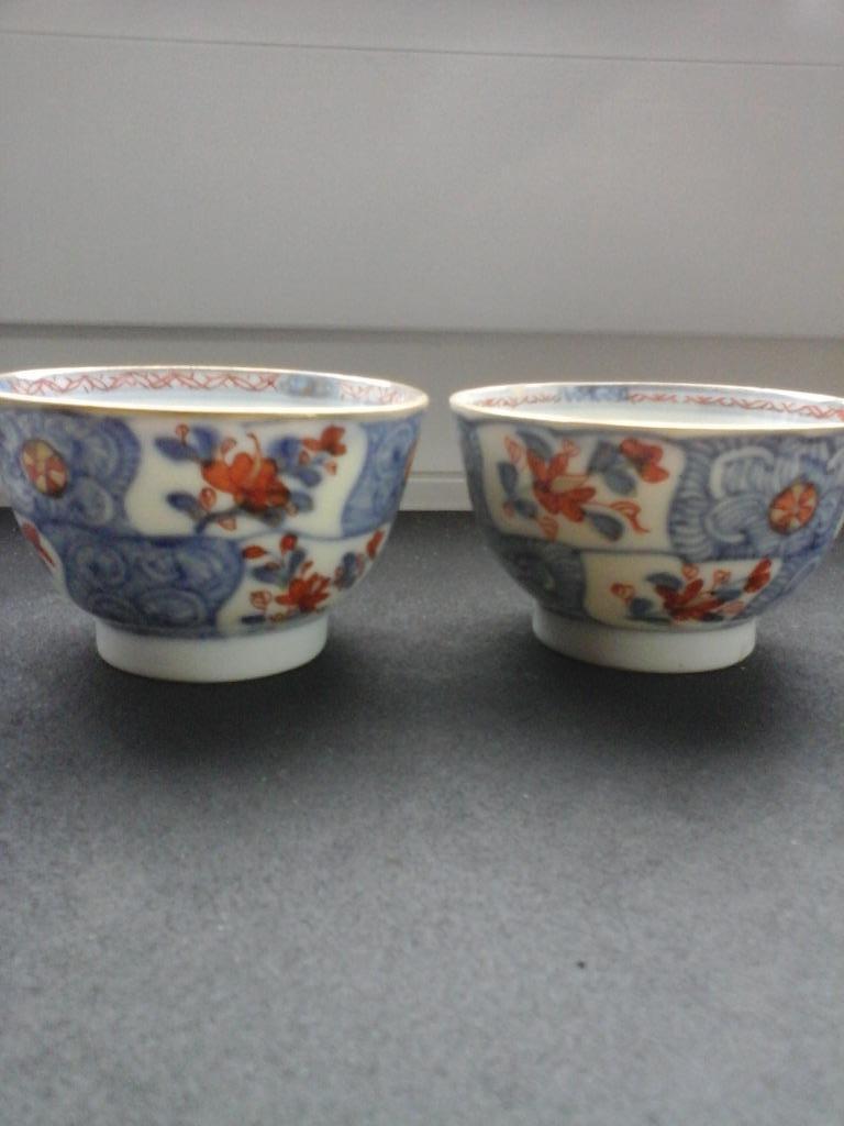 Deux Pochon "imari" en porcelaine Chinoise Qianlong période, Antiquités & Art, Enlèvement ou Envoi