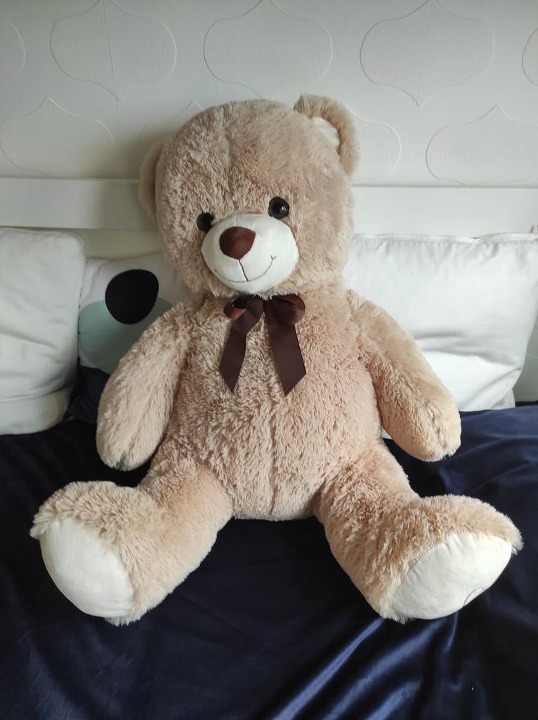 Grote teddybeer Max & Sax, Kinderen en Baby's, Ophalen of Verzenden, Zo goed als nieuw
