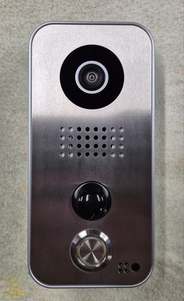DoorBird IP Video Deurbel D101S - Grijs Aluminium - Compleet, Ophalen of Verzenden, Compatibel met smartphone, Zo goed als nieuw