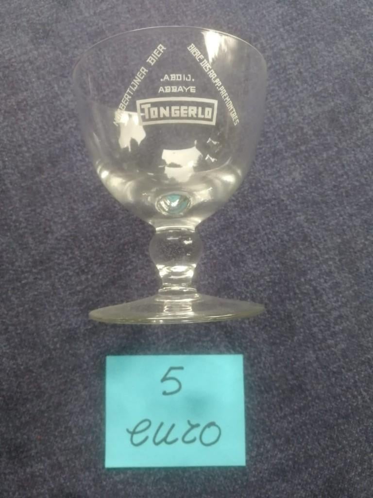 Bierglas Norbertijner bier Tongerlo - brouwerij Haacht - €5, Ophalen of Verzenden, Glas of Glazen