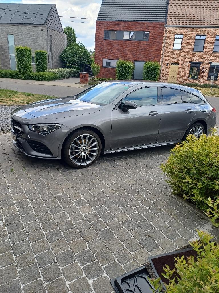 MB CLA 250 e SB 8G-DCT AMG line - night pack - leder, Auto's, CLA, Leder, Break, 5 deurs