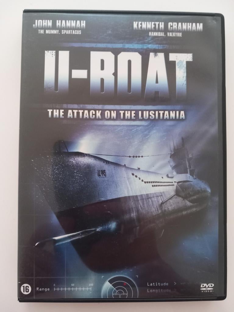 Dvd U-Boat : The Attack on the Lusitania (Oorlogsfilm), Ophalen of Verzenden, Zo goed als nieuw, Oorlog