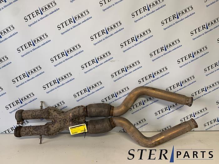 Uitlaat voorpijp van een Mercedes S-Klasse, Auto-onderdelen, Uitlaatsystemen, Mercedes-Benz, Gebruikt, 3 maanden garantie, Ophalen of Verzenden