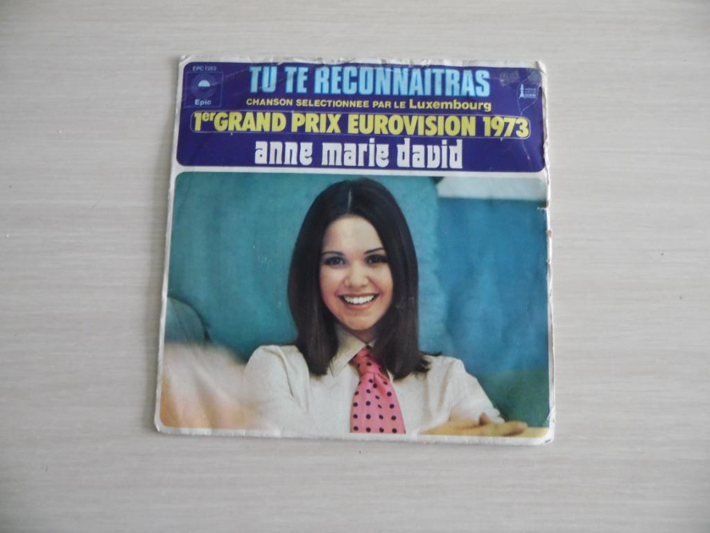 JE ZULT JEZELF HERKENNEN ANNE MARIE DAVID EUROVISION 1973, Cd's en Dvd's, Ophalen of Verzenden, Zo goed als nieuw, Overige formaten