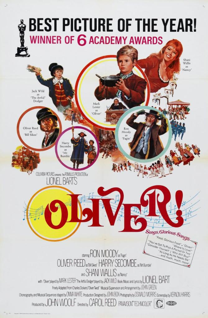 16mm speelfilm  --  Oliver! (1968), Enlèvement ou Envoi, Film 16 mm