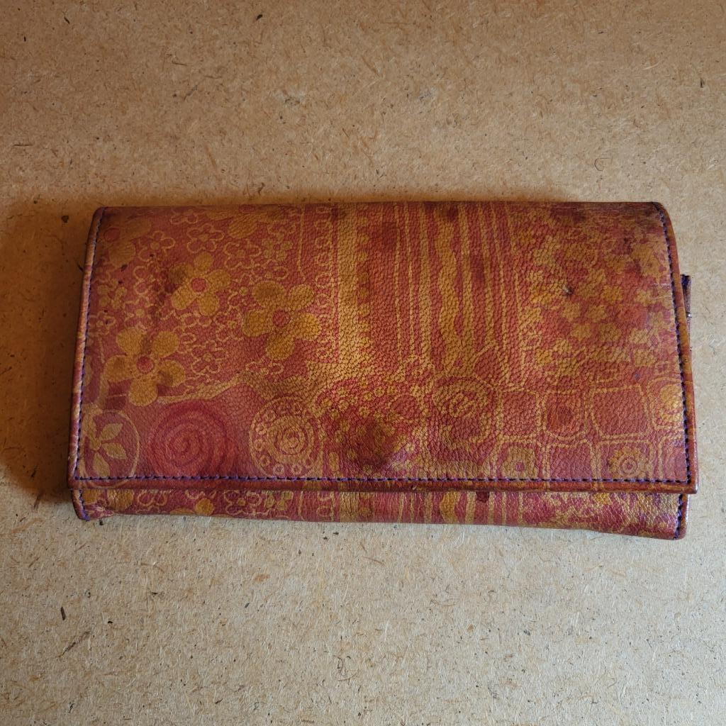 Lederen portemonnee Oxfam, Bijoux, Sacs & Beauté, Enlèvement ou Envoi, Utilisé, Cuir