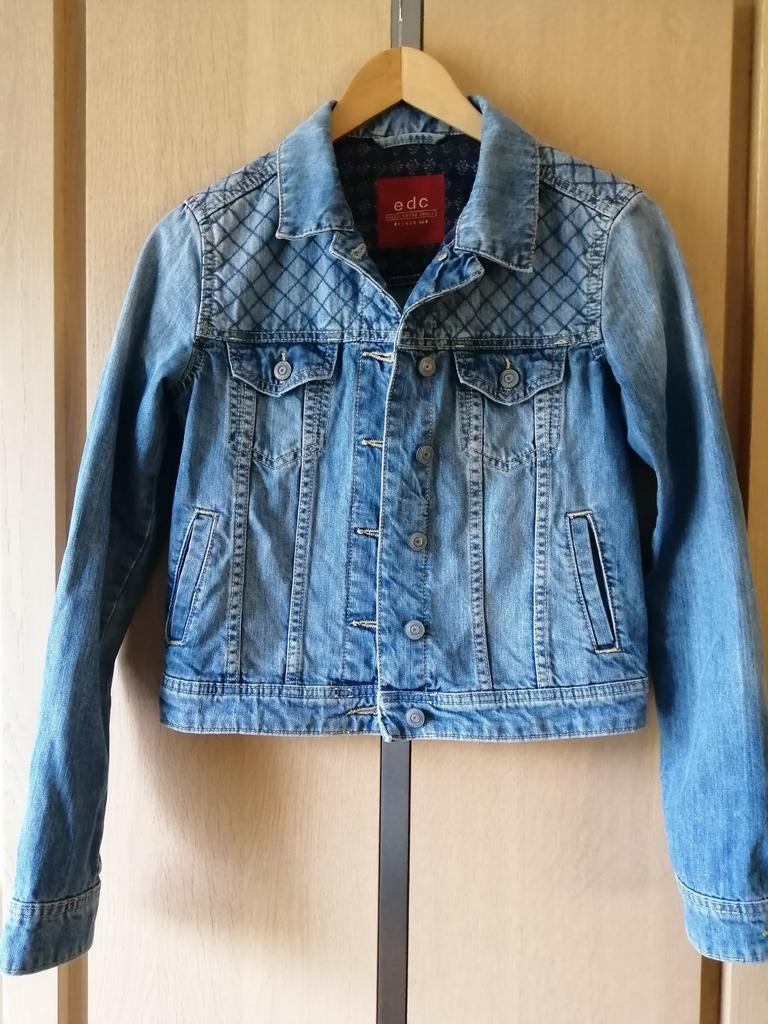 Jeans jas dames xs esprit, Blauw, Ophalen of Verzenden, Maat 34 (XS) of kleiner, Gedragen