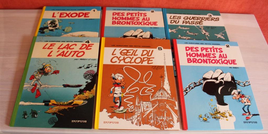 Lot 6 "Les Petits Hommes" dont 1 à 5 en EO et Bon à Tb état, Enlèvement ou Envoi, Utilisé
