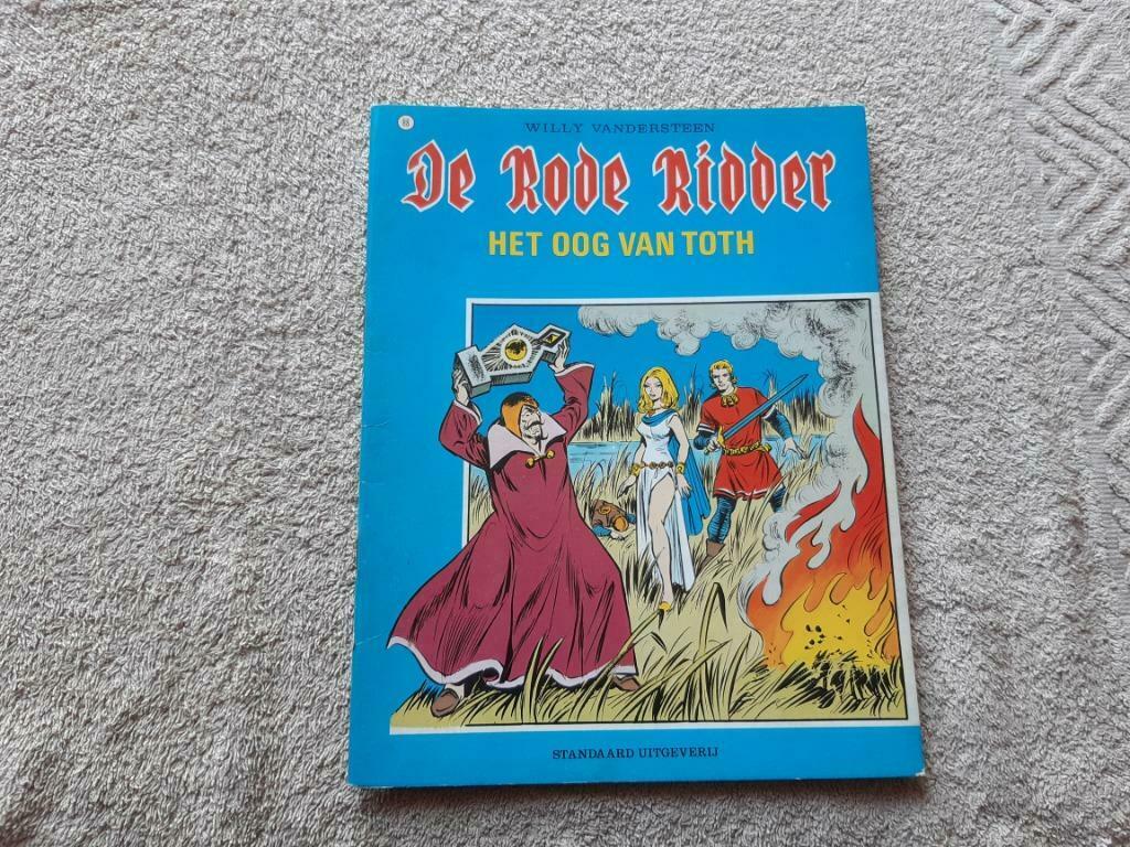 De rode ridder.88.Het oog van Toth., Eén stripboek, Ophalen of Verzenden, Gelezen