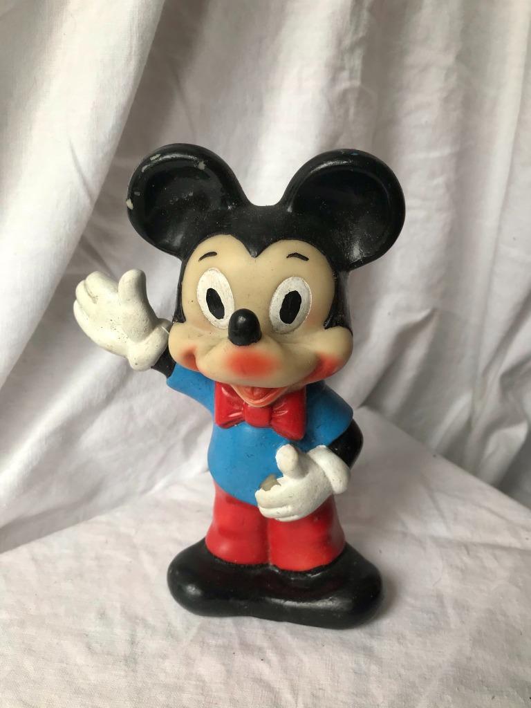 Pouet Mickey vintage, Enlèvement ou Envoi, Mickey Mouse, Utilisé, Statue ou Figurine