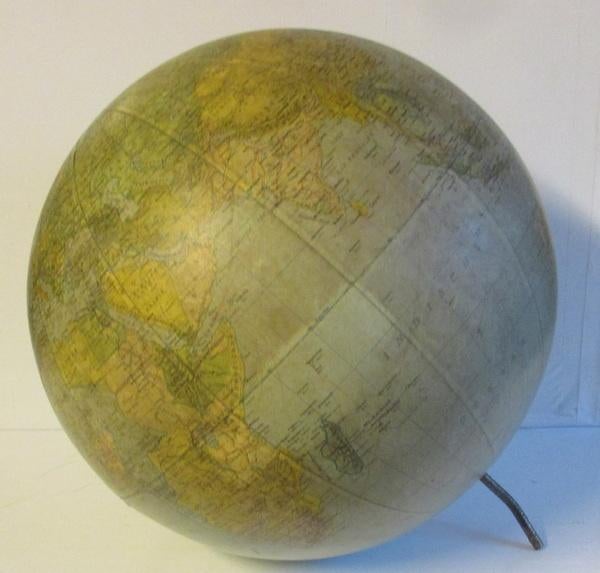 globe antique sans socle, édition anversoise !, Antiquités & Art, Curiosités & Brocante, Envoi