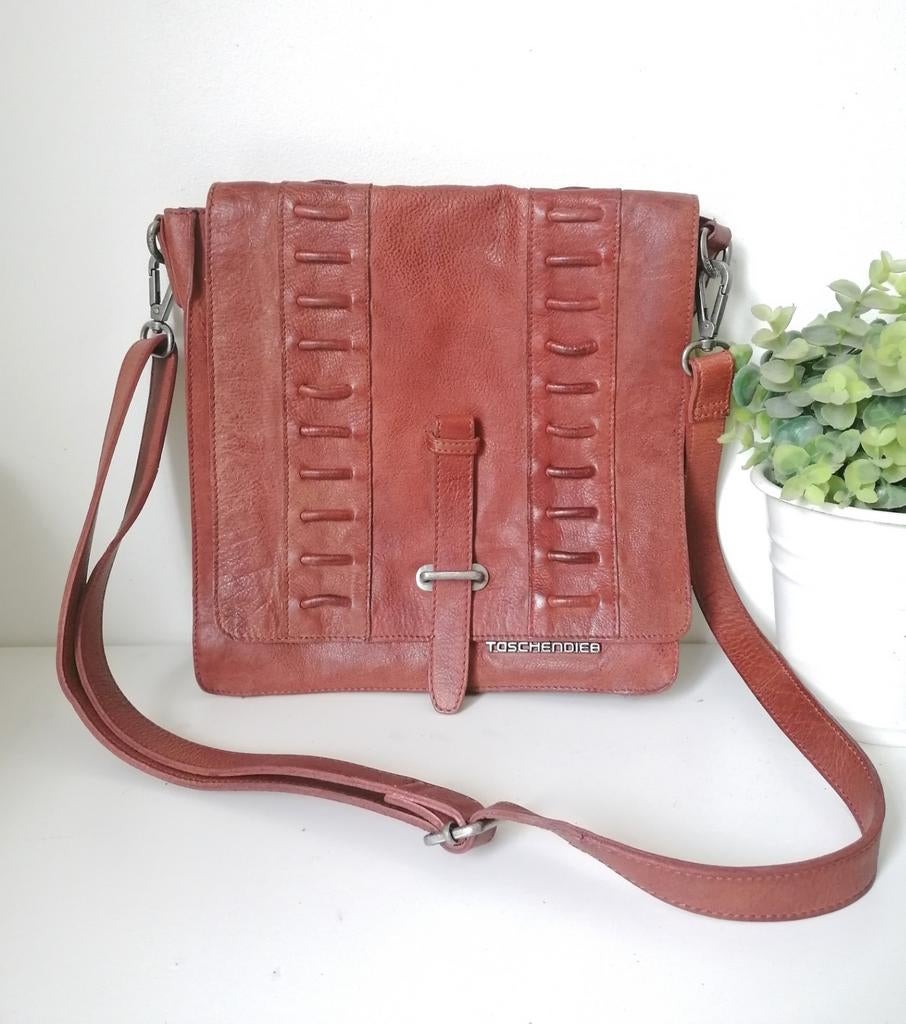 Sac bandoulière, Enlèvement ou Envoi, Comme neuf, Brun