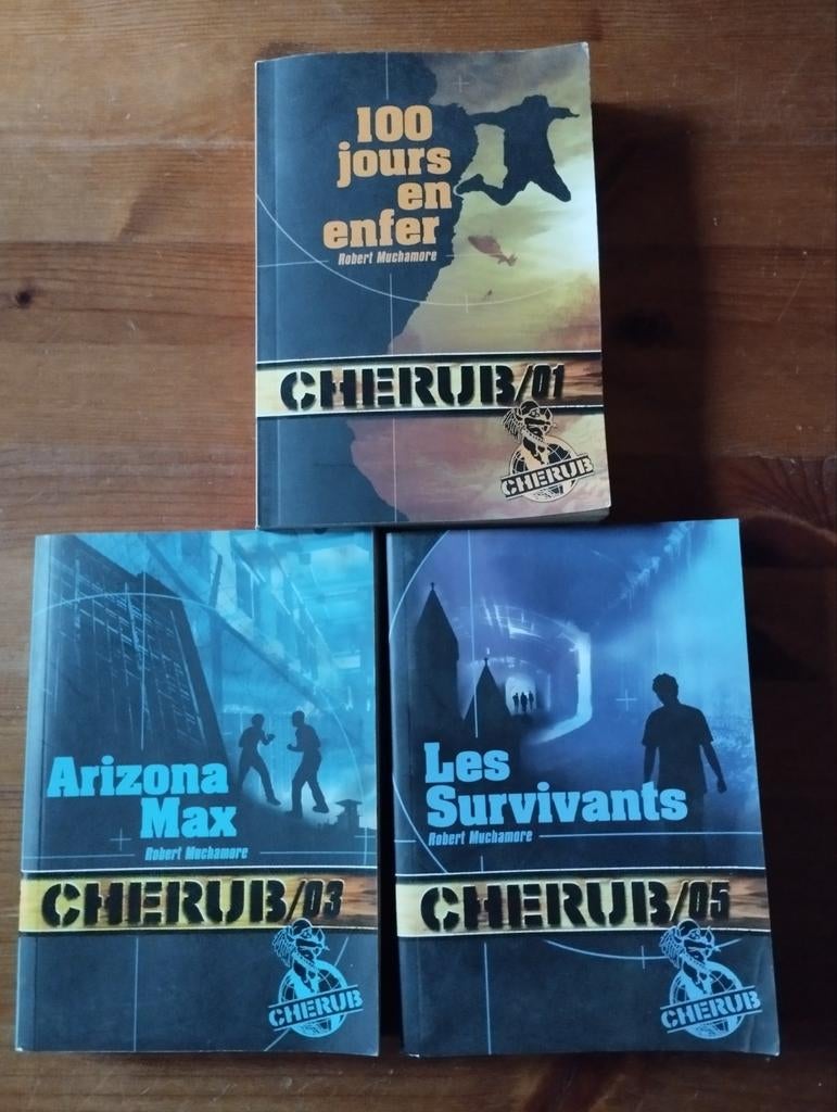 Robert Muchamore Lot de 3 livres CHERUB 1, 3 et 5, Boeken, Ophalen of Verzenden