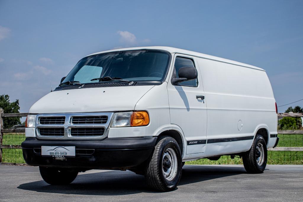 Dodge Ram 1500 Van / LPG / LICHTE VRACHT / LEDER / AIRCO !, Auto's, Dodge, 3906 cc, 131 kW, Wit, Leder
