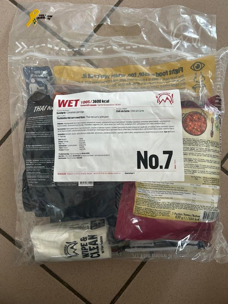 Ration de combat Suédoise, Enlèvement ou Envoi, Neuf