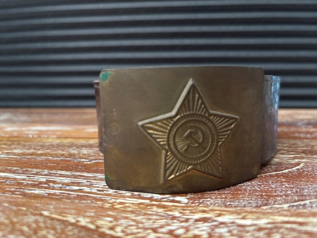 Lot 3 ceintures militaires URSS d’origine, Verzamelen, Militaria | Algemeen, Ophalen of Verzenden, Marine, Overige typen