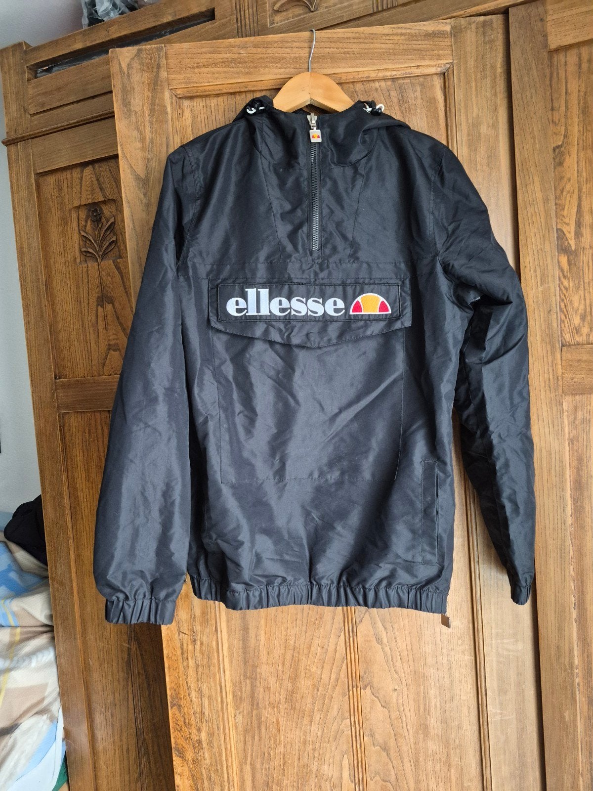 zip 1/4 anorak jas zwart ellese XS of S prijs per st vermel, Vêtements | Hommes, Enlèvement ou Envoi, Comme neuf, Noir, Ellesse