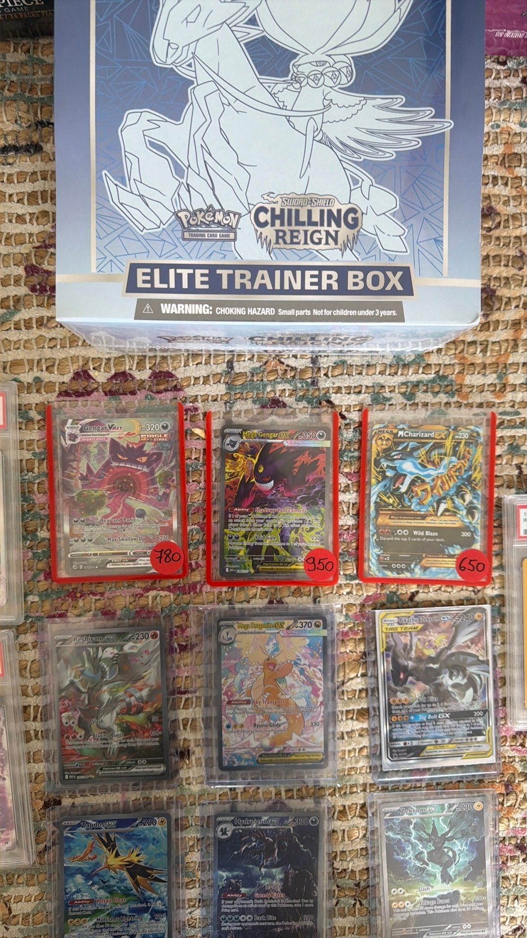 Pokemon / One Piece Collectie teruil, Hobby en Vrije tijd, Ophalen, Zo goed als nieuw