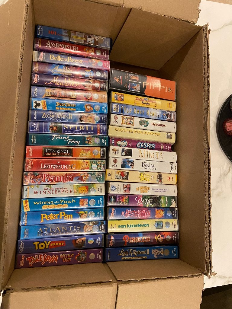 Videobanden disney etc, Cd's en Dvd's, Ophalen, Zo goed als nieuw, Nederlands, Overige typen