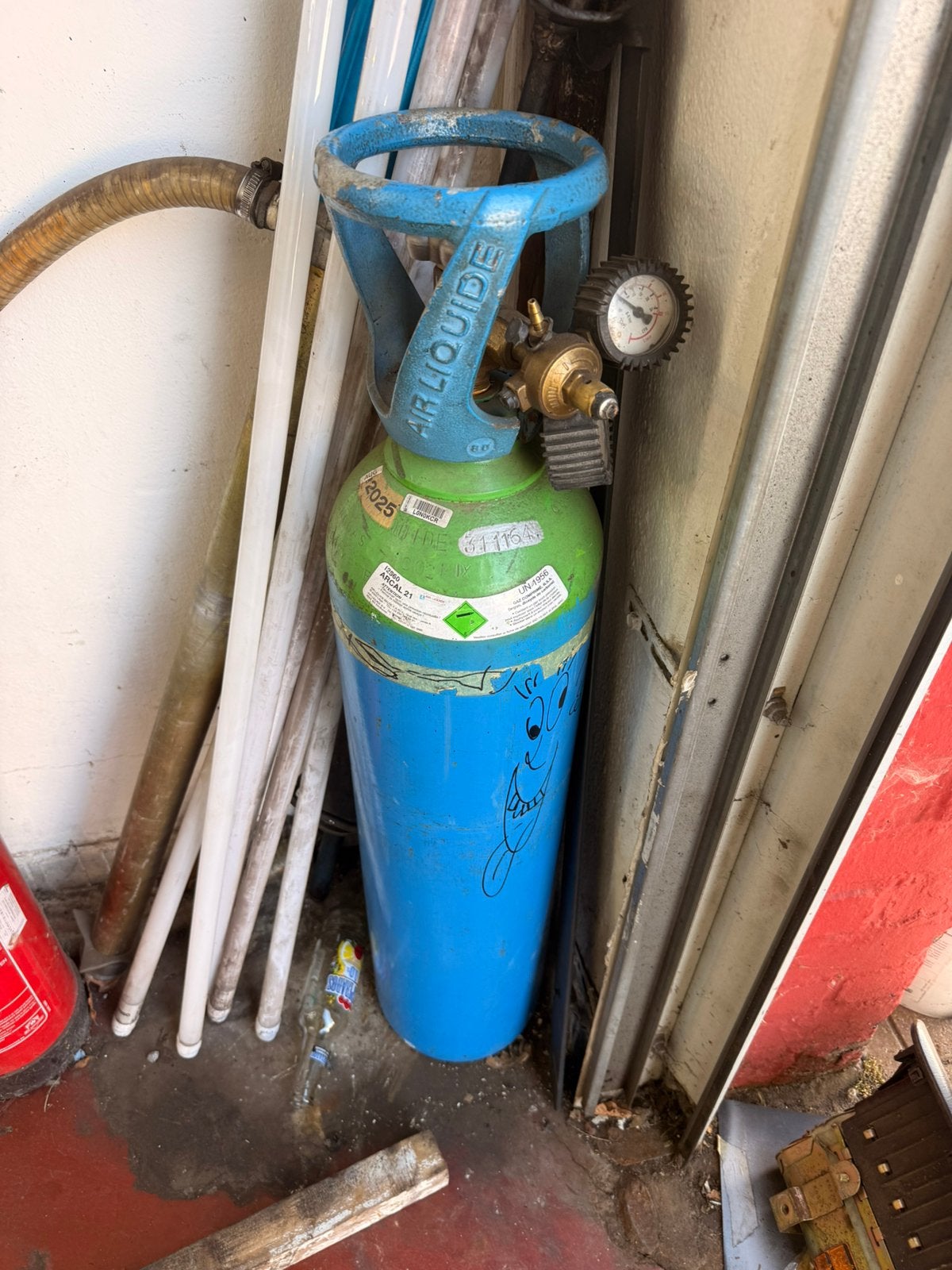 bouteille gaz semi bonbonne arcal 21, Ophalen, Gebruikt