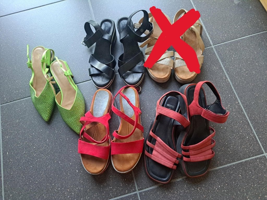 Diverse sandalen en slingbacks - Maat 41, Kleding | Dames, Zo goed als nieuw, Groen, Sandalen of Muiltjes, Ophalen of Verzenden