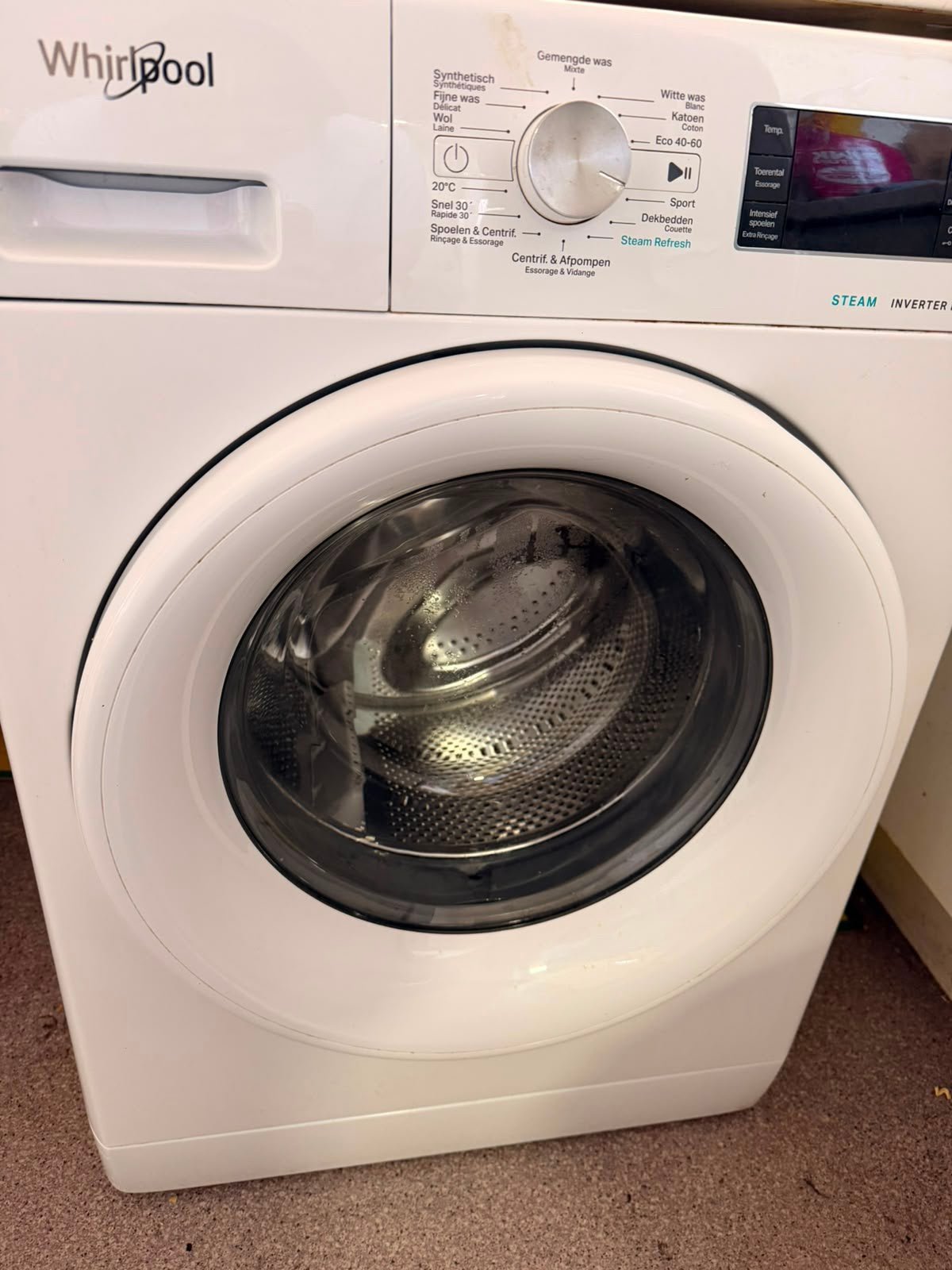 wasmachine  whirlpool, Elektronische apparatuur, Wasmachines, Zo goed als nieuw, Ophalen