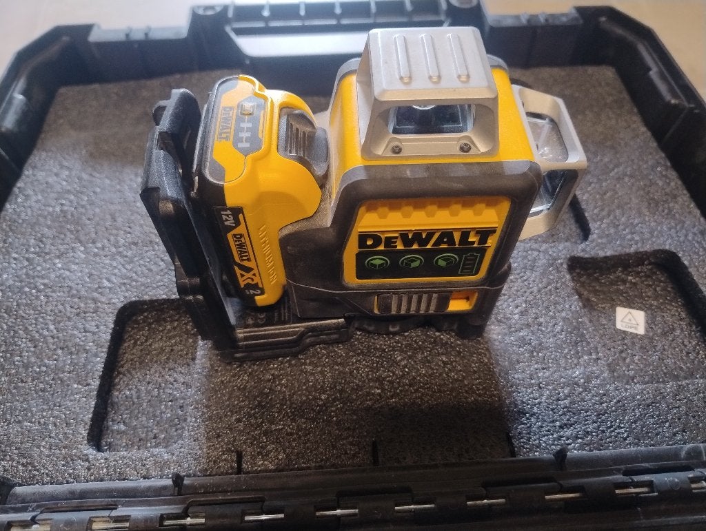 Dewalt 3d laser 3lijnen groen, Doe-het-zelf en Bouw, Ophalen
