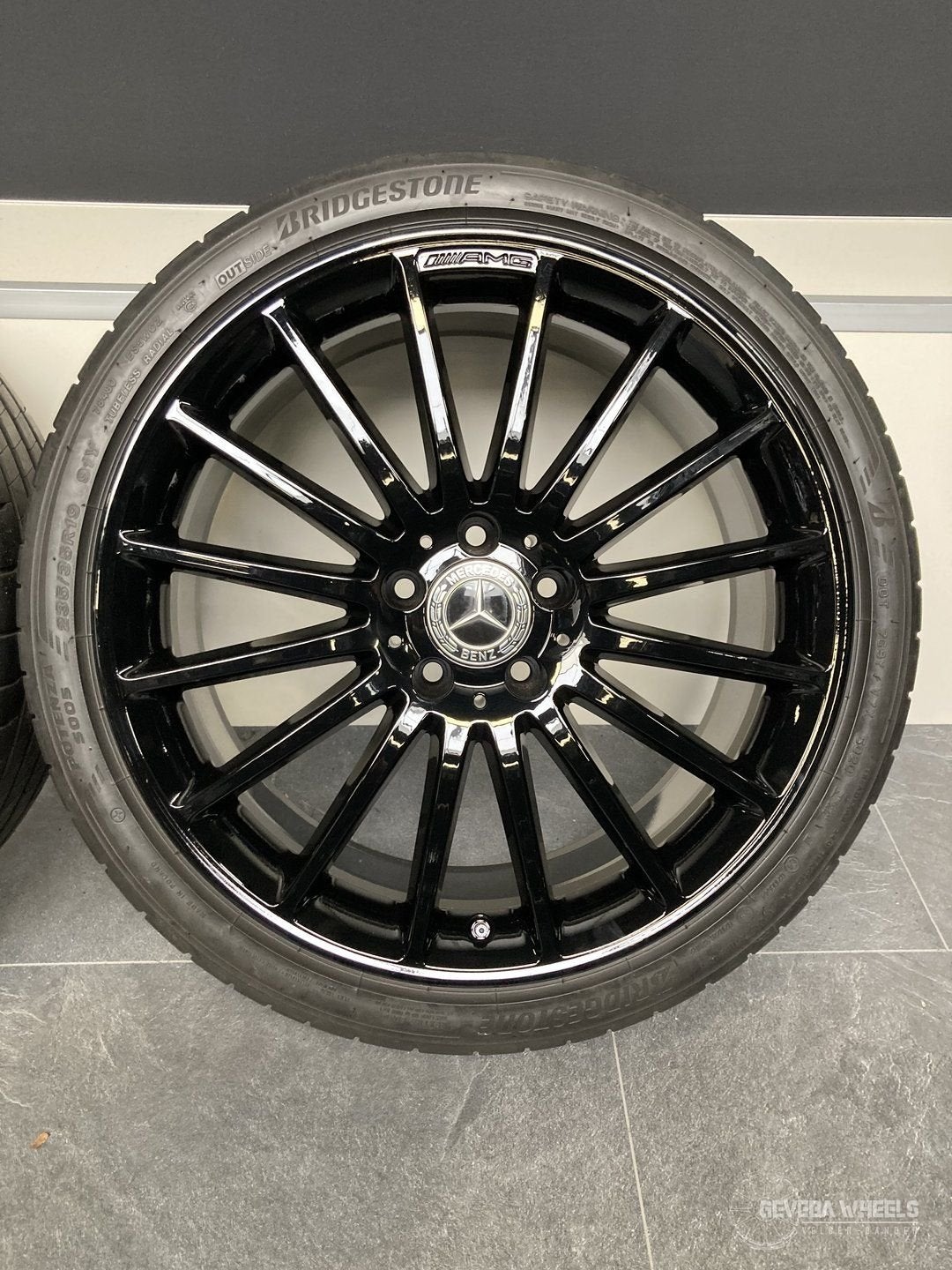 19” originele Mercedes A W176 AMG velgen + banden 5x112 TPMS, Auto-onderdelen, Banden en Velgen, 19 inch, Gebruikt, -, -