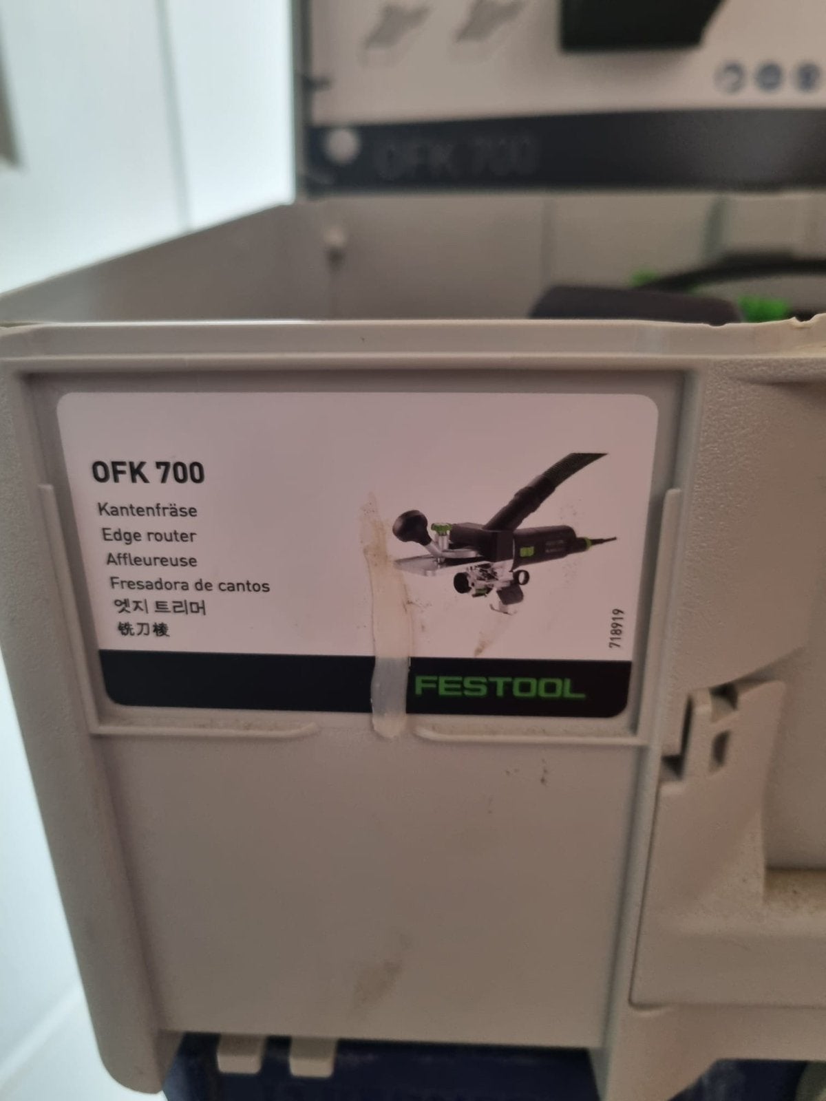 Festool Kantenfrees, Doe-het-zelf en Bouw, Gereedschap | Zaagmachines, Ophalen, Zo goed als nieuw