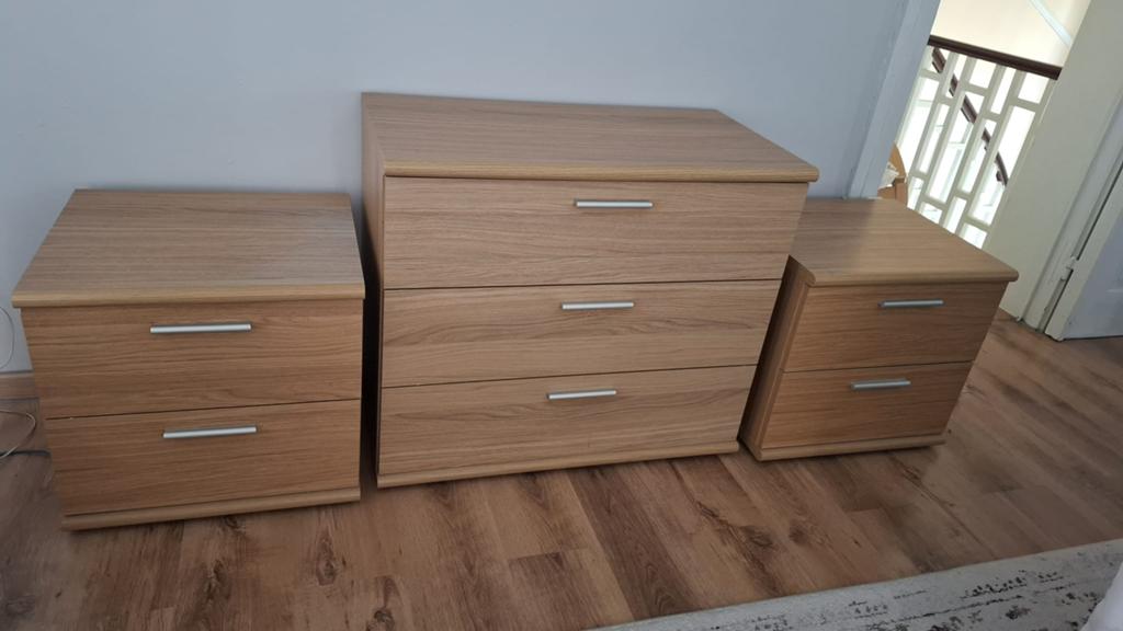 Commode en nachtkastjes, Ophalen, Zo goed als nieuw