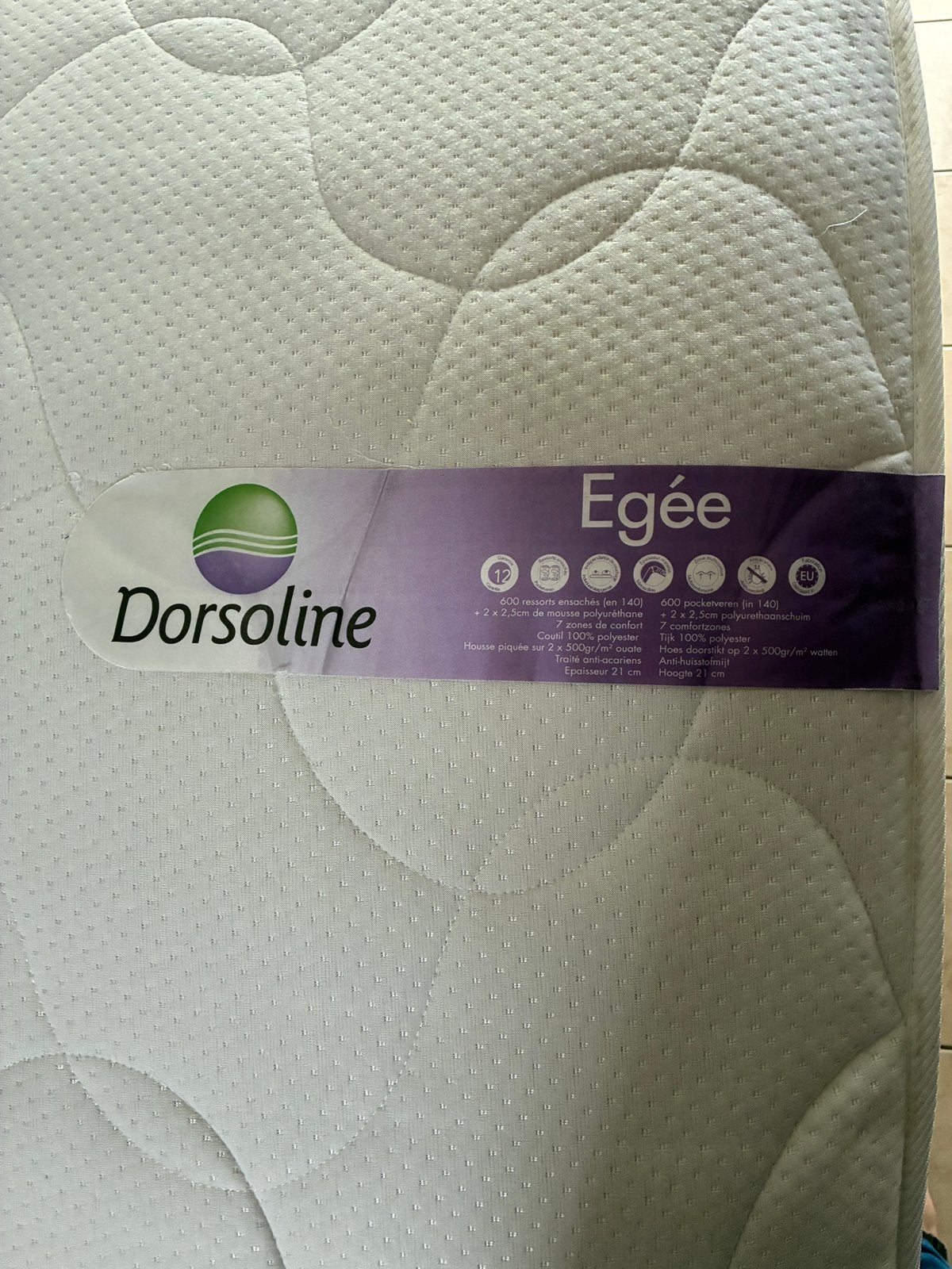 Matras 90 x 200, Huis en Inrichting, Ophalen, Zo goed als nieuw, Matras