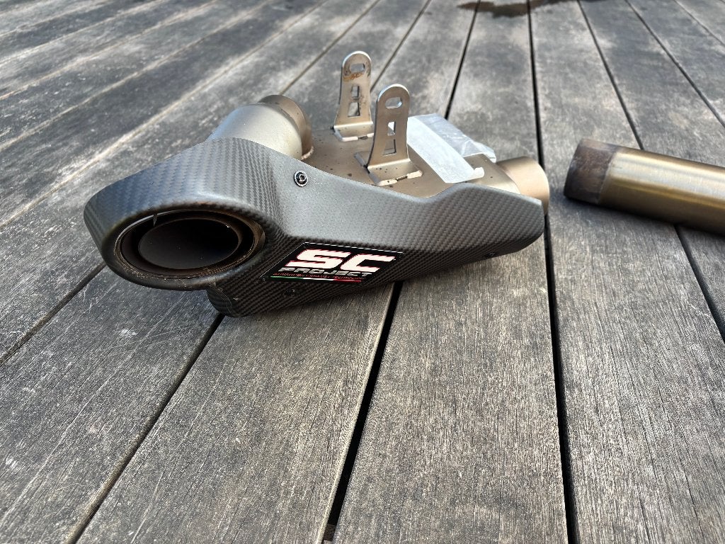 Ligne Sc Project Triumph Trident 660, Motos, Enlèvement, Utilisé