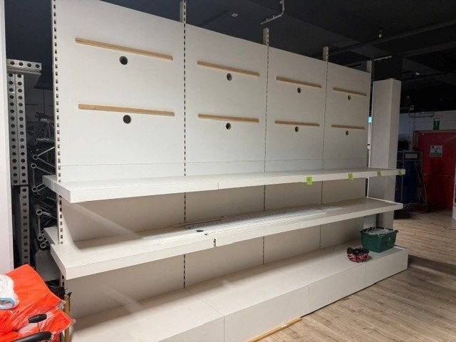 Étagères de vente au détail/équipement de magasin, Enlèvement