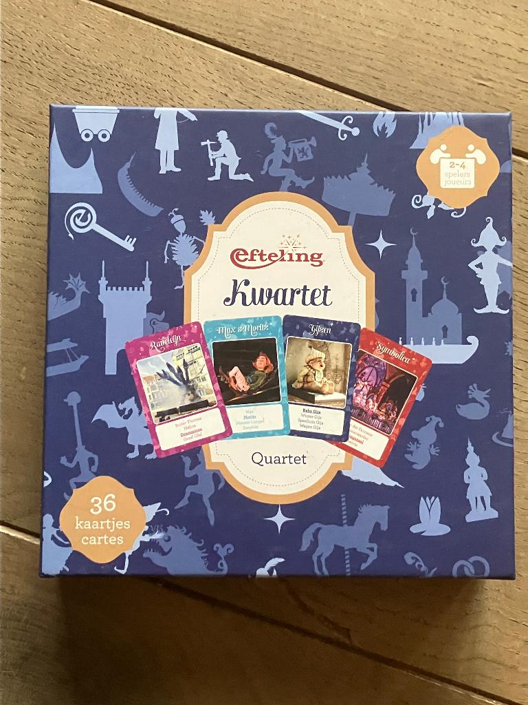Spel - Efteling - Kwartet, Hobby en Vrije tijd, Ophalen of Verzenden, Nieuw