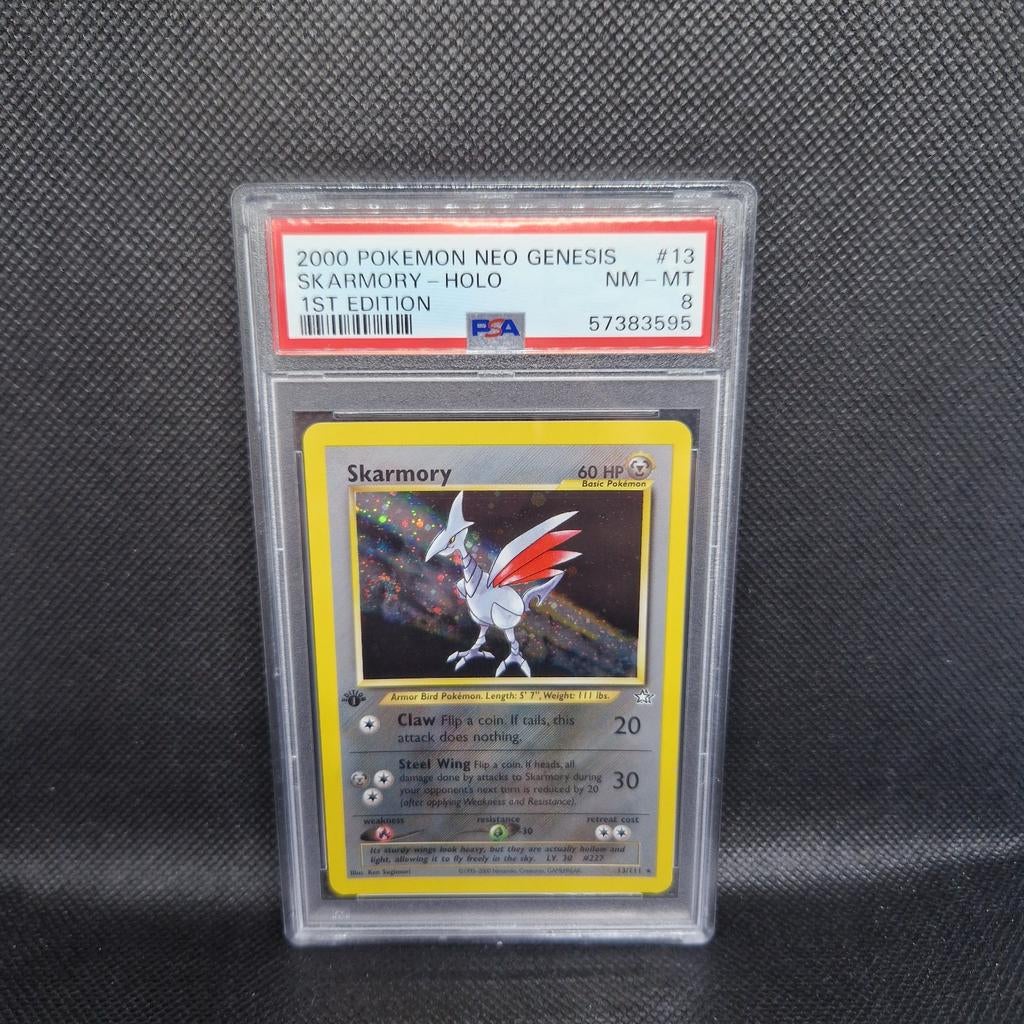 Skarmory Holo 1ère édition Neo Genesis PSA 8, Enlèvement ou Envoi