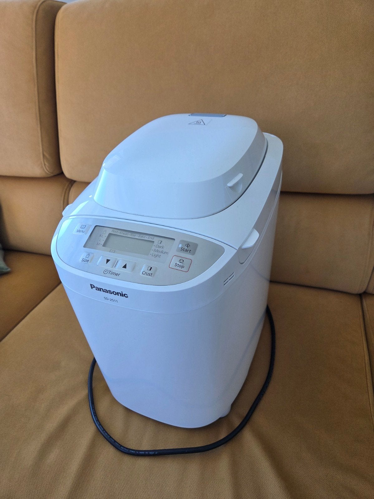 Broodbakmachine Panasonic, Ophalen