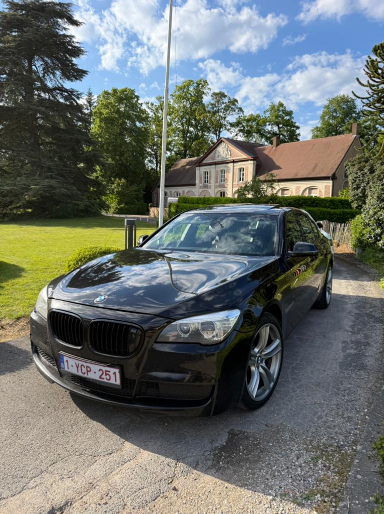 Bmw 740XD Mpack full optie, Autos, BMW, Cuir, Achat, Carnet d'entretien, Noir