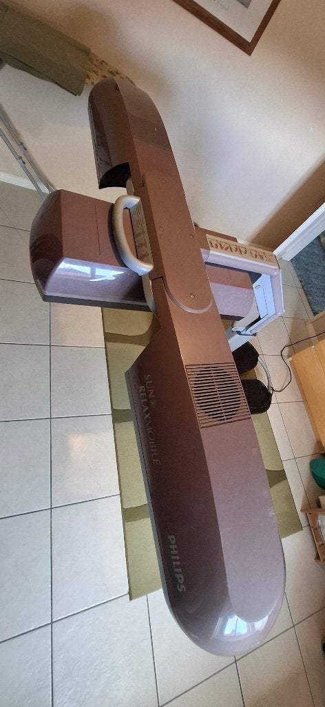 Philips HB975 Zonne/Infrarood Hemel, Elektronische apparatuur, Ophalen, Zo goed als nieuw, Zonnebank enkelzijdig, Minder dan 10 lampen