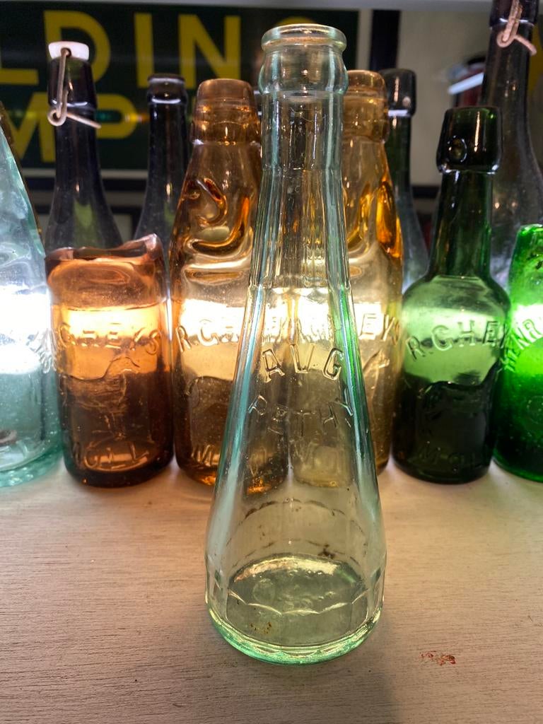 Oud limonade flesje van brouwerij van gansewinkel, Enlèvement, Utilisé