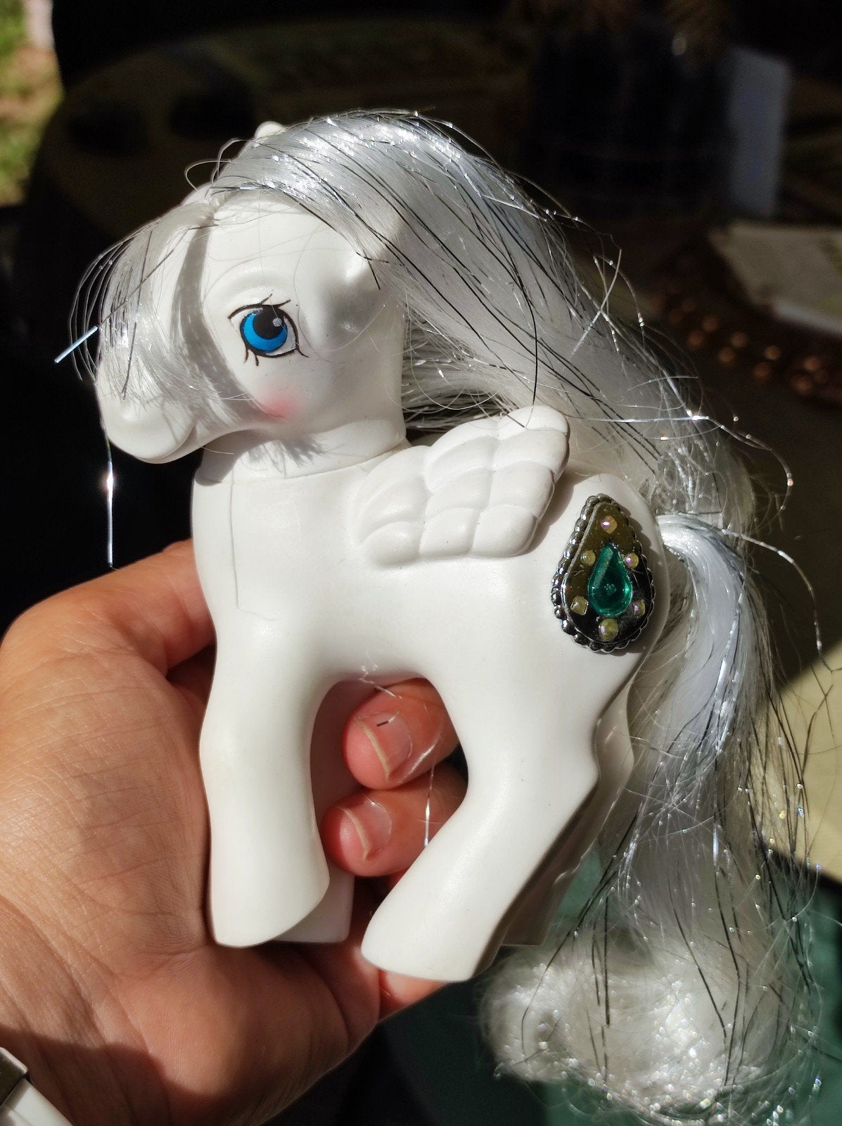 vintage My Little Pony Prinses Tiffany Pegasus, Ophalen of Verzenden, Zo goed als nieuw