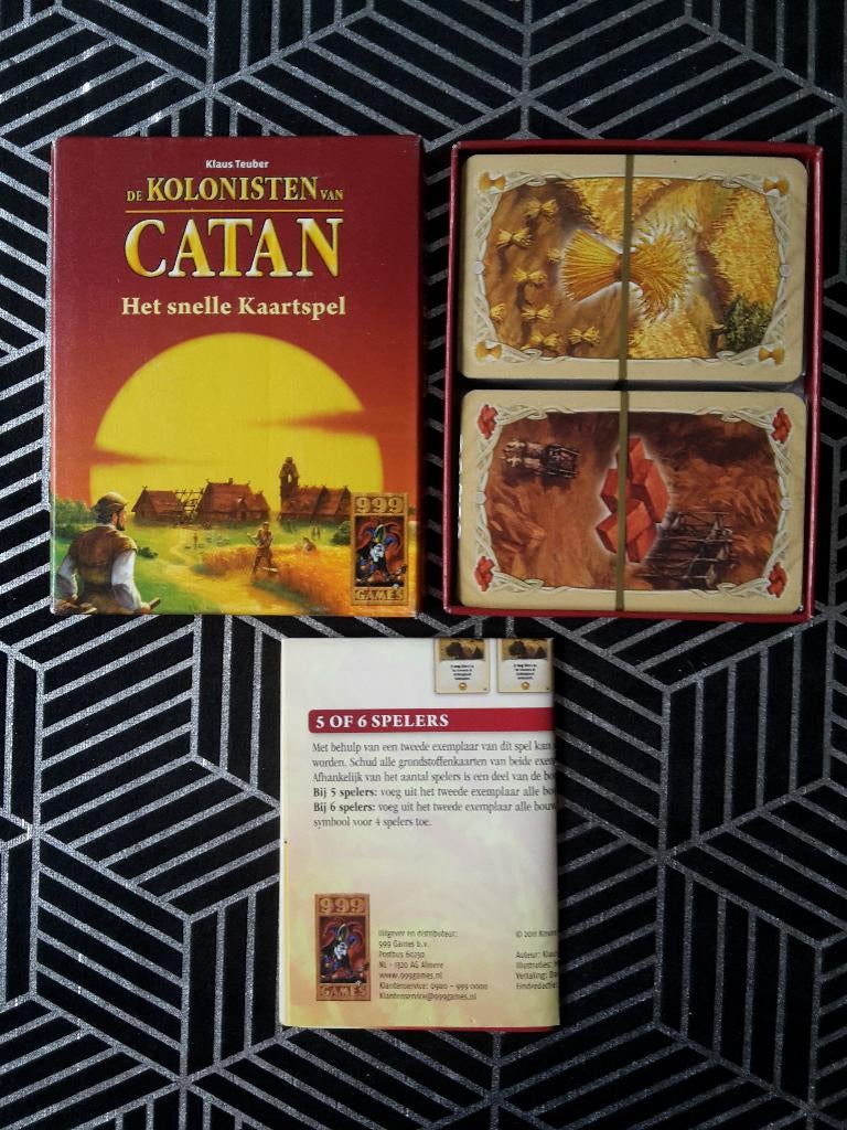 Nieuw kaartspel De Kolonisten van Catan, Klaus Teuber, 2-4 s, Hobby en Vrije tijd, Ophalen of Verzenden, Nieuw, 999 Games