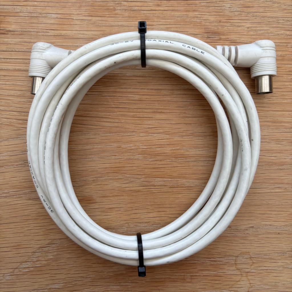 Câble coaxial TV 2,5 m IEC mâle - IEC mâle 3C-2V, Envoi, Utilisé