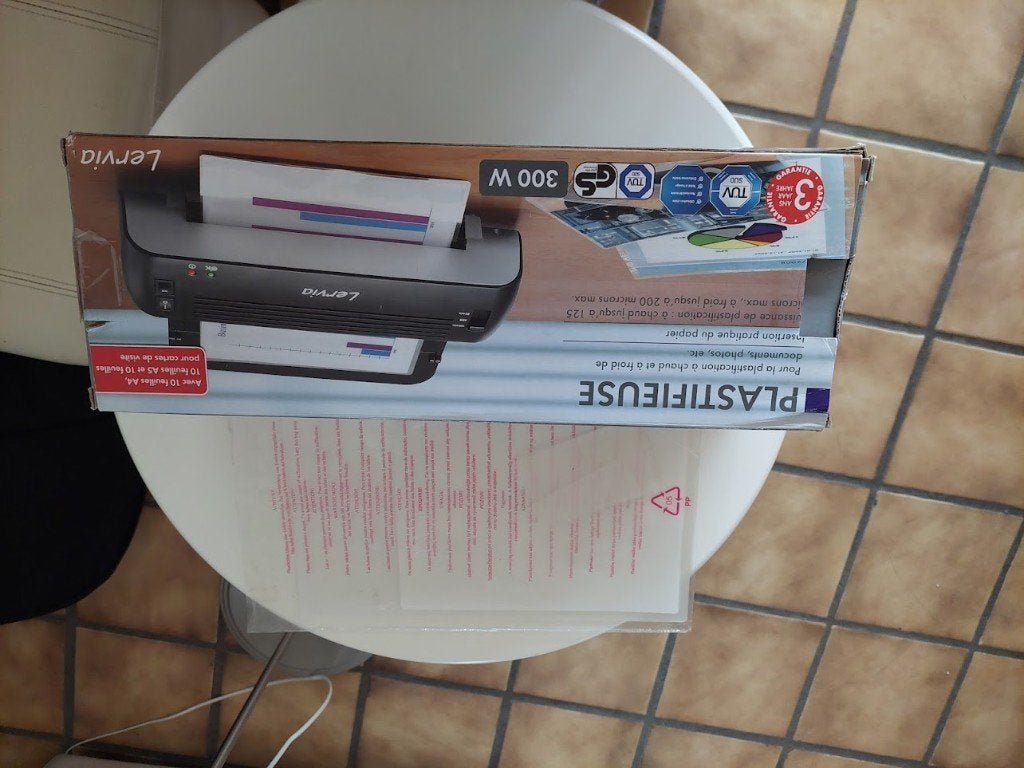 Lamineertoestel, Diversen, Bureau-accessoires, Ophalen, Zo goed als nieuw