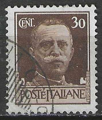 Italie 1929/1930 - Yvert 230 - Victor Emmanuel III (ST), Postzegels en Munten, Postzegels | Europa | Italië, Verzenden, Gestempeld